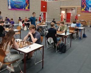 Allemaal live borden bij de ABC groepen ONJK (foto EvB)